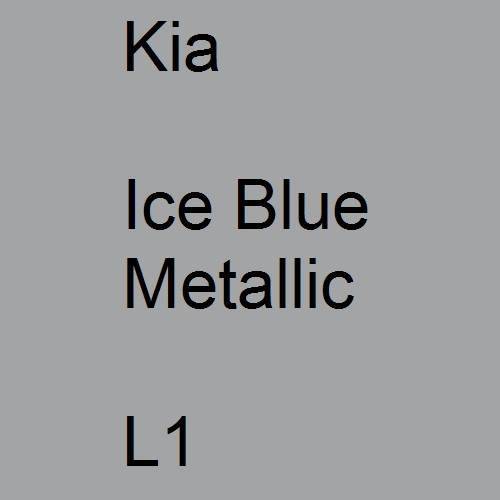 Kia, Ice Blue Metallic, L1.